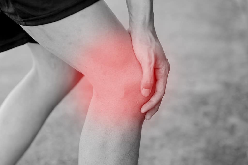 Schmerzendes Knie beim Sport